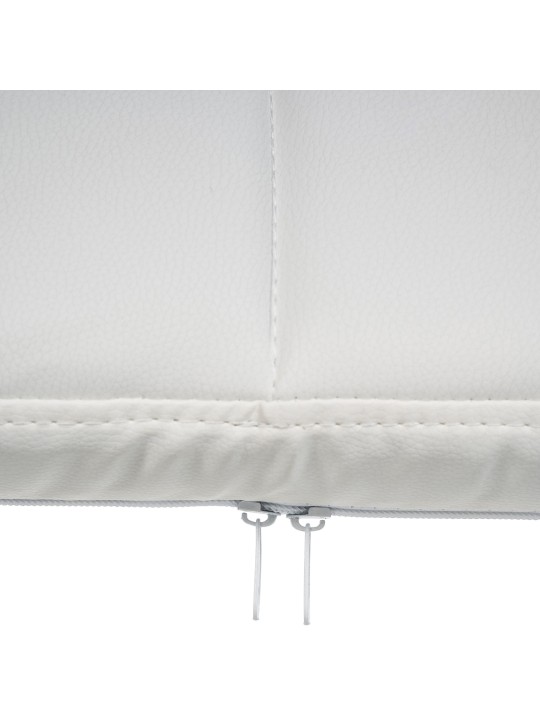 Silla de visita Canada B piel sintética, blanco