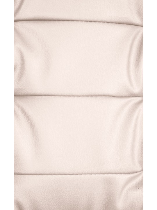 Silla de oficina Oxígeno piel sintética, crema