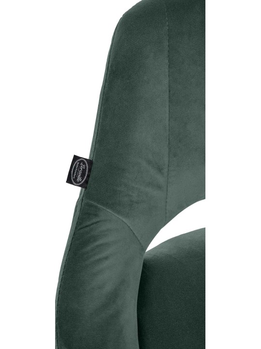 Taburete de bar Milet terciopelo, verde