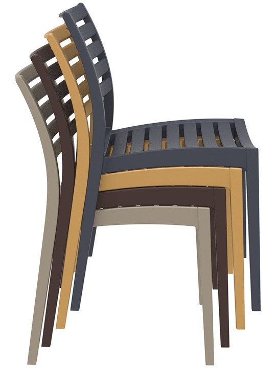 Silla Ares, color fango Silla Ares, color fango