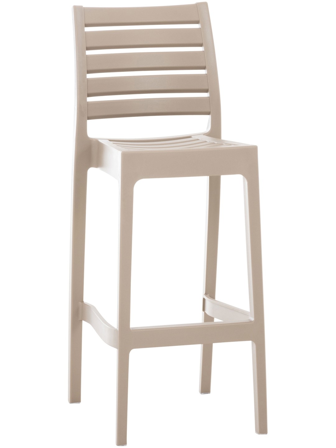 Taburete de bar Ares, color fango