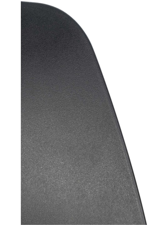 Juego de 2 taburetes de bar Gilbert plástico, negro