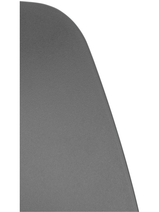 Juego de 2 taburetes de bar Gilbert plástico, gris Juego de 2 taburetes de bar Gilbert plástico, gris