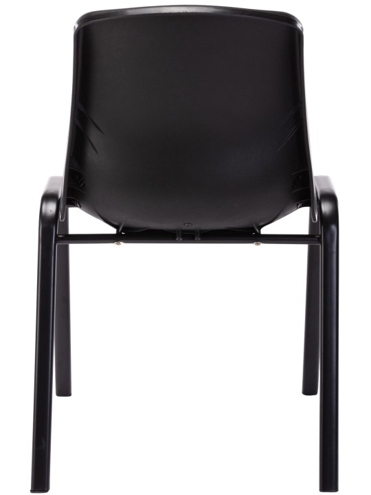 Silla apilable Nowra plástico, negro Silla apilable Nowra plástico, negro
