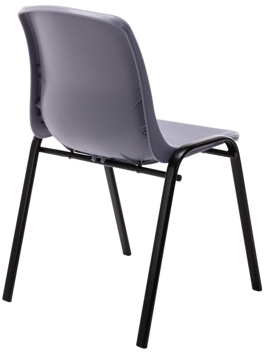Silla apilable Nowra plástico, gris Silla apilable Nowra plástico, gris