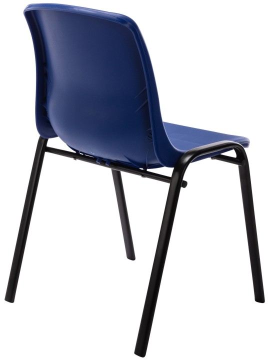 Silla apilable Nowra plástico, azul