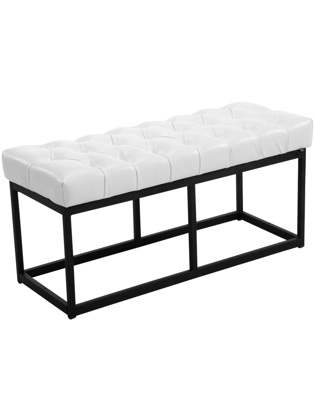 Banco Amun cuero artificial B100, blanco