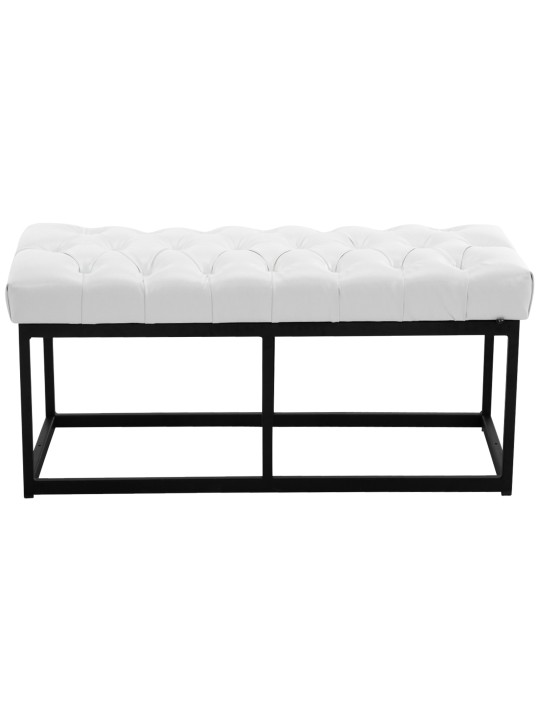 Banco Amun cuero artificial B100, blanco Banco Amun cuero artificial B100, blanco