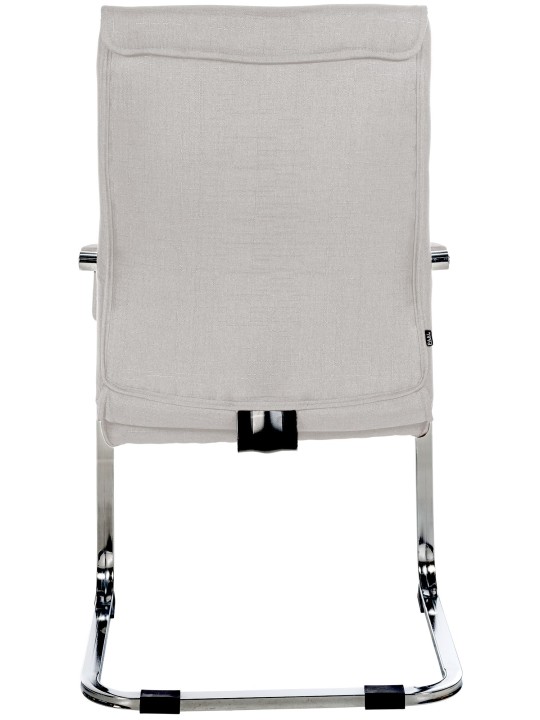 Silla de visita Hobart tela, gris