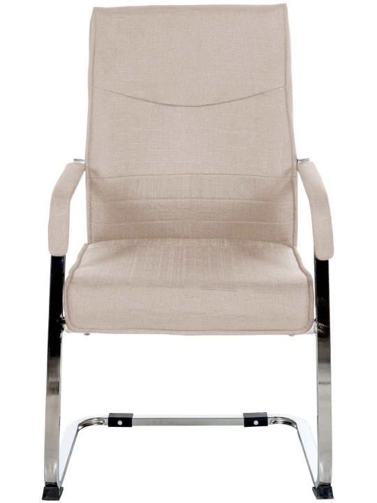 Silla de visita Hobart tela, taupe