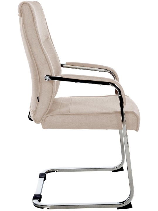 Silla de visita Hobart tela, taupe