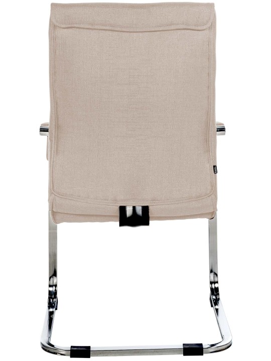 Silla de visita Hobart tela, taupe