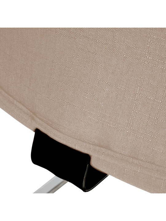 Silla de visita Hobart tela, taupe