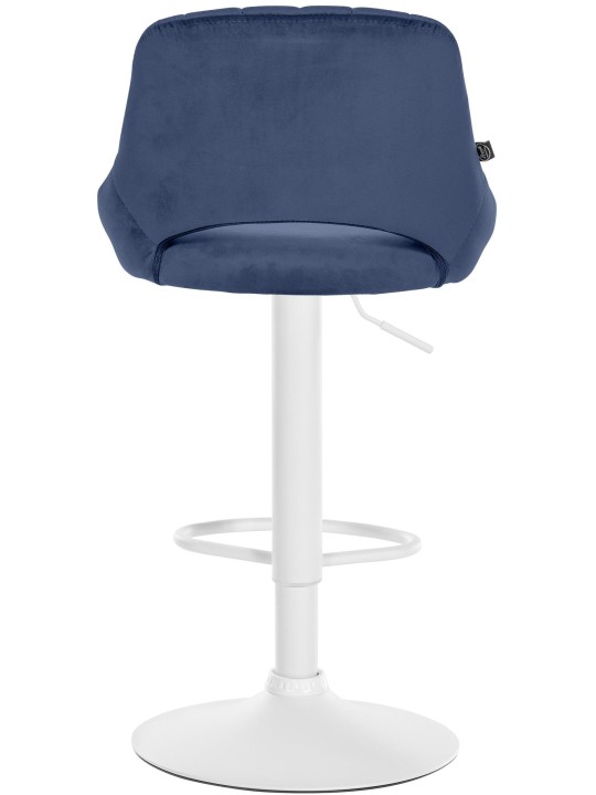 Juego de 2 taburetes de bar Milet terciopelo W, azul Juego de 2 taburetes de bar Milet terciopelo W, azul