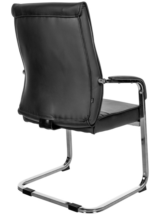 Juego de 2 sillas para visitas Hobart, negro Juego de 2 sillas para visitas Hobart, negro