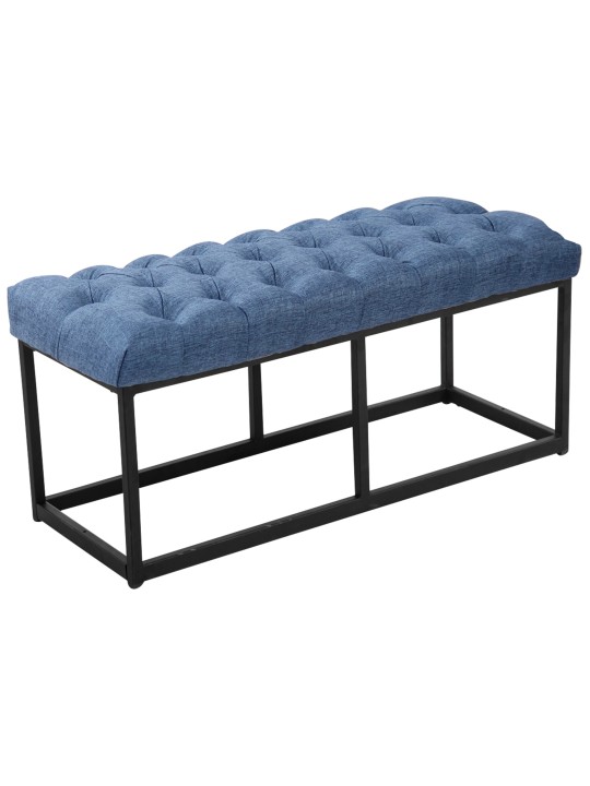 Banco Amun tela 100 cm, azul