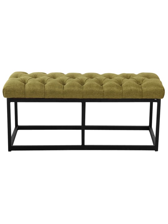 Banco Amun tela 100 cm, verde