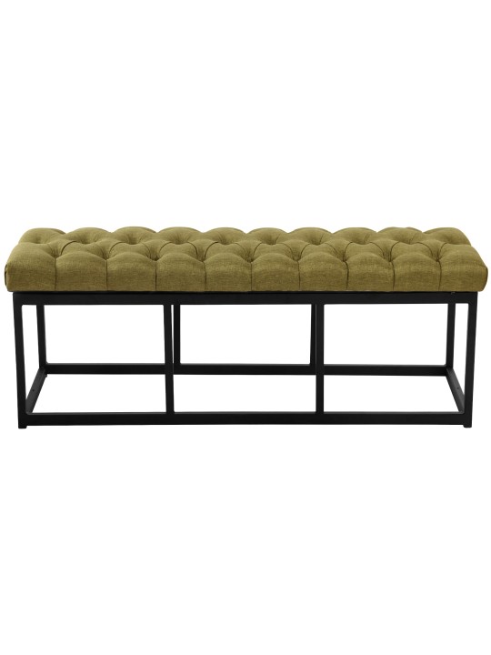 Banco Amun tela 120 cm, verde