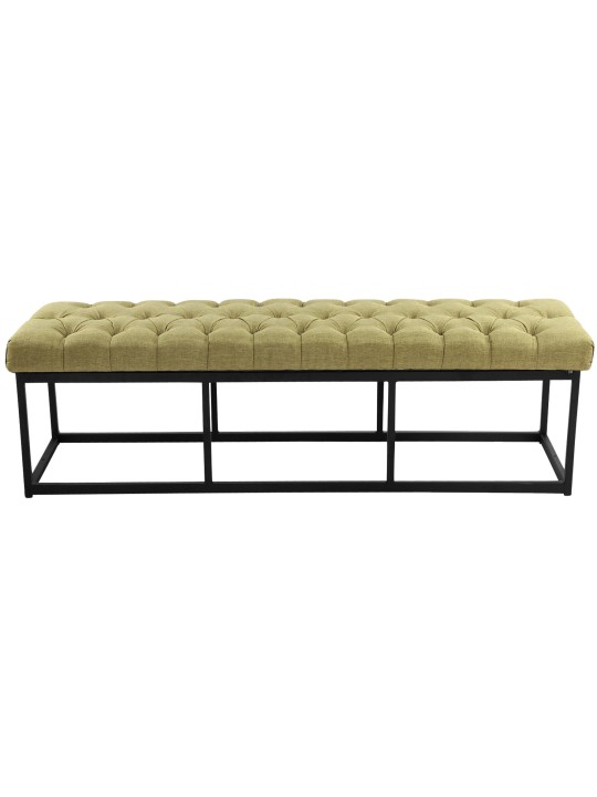 Banco Amun tela 150 cm, verde