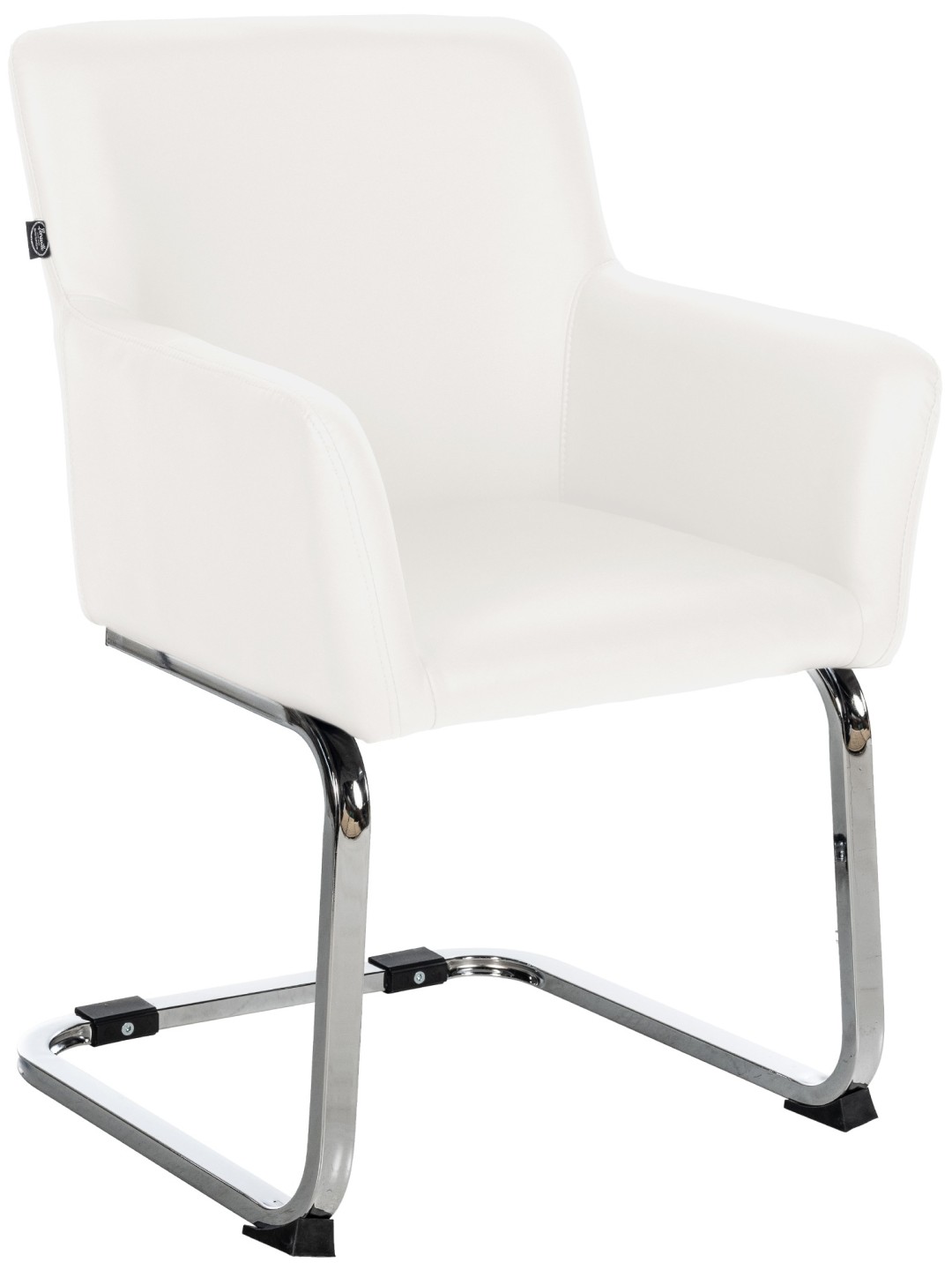 Silla Puka piel sintética, blanco