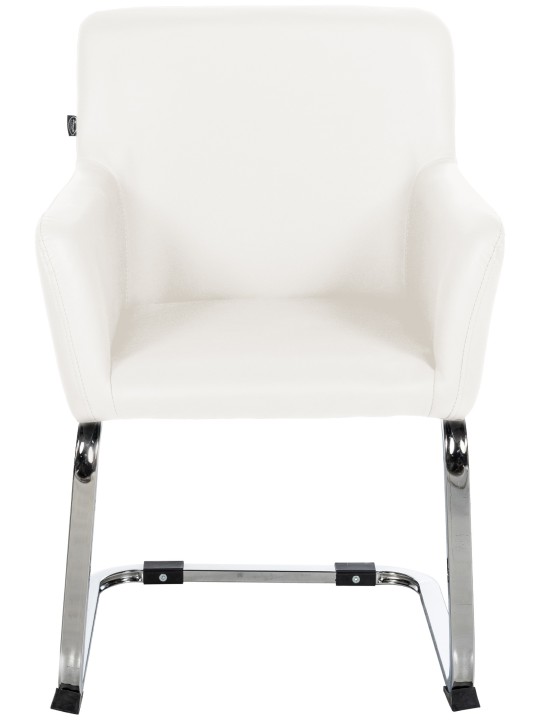 Silla Puka piel sintética, blanco Silla Puka piel sintética, blanco