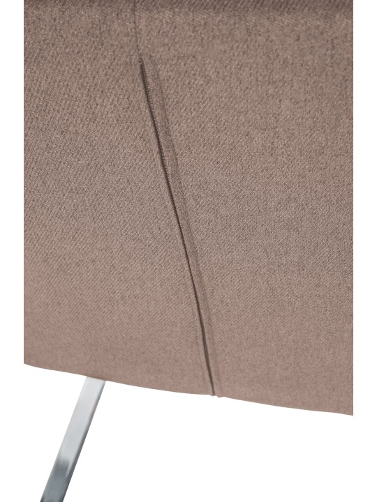 Silla Puka tela, taupe