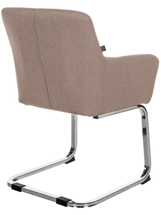 Silla Puka tela, taupe