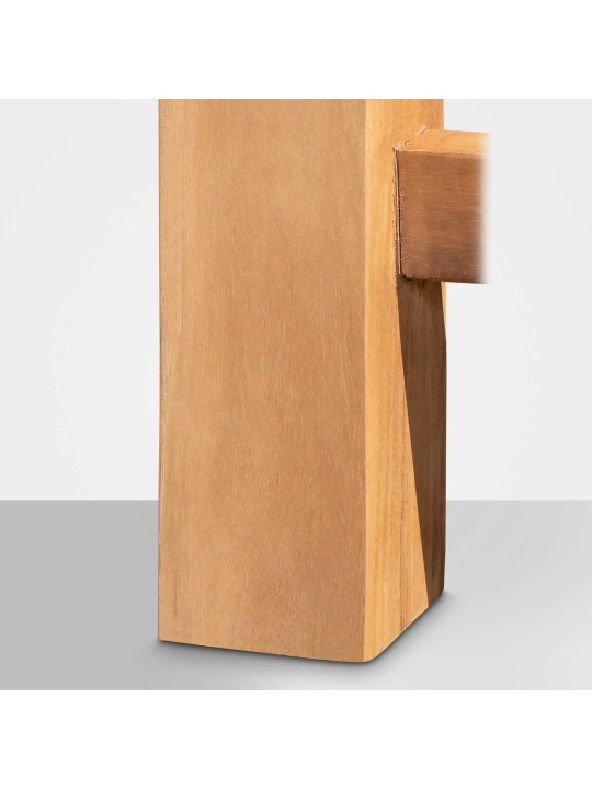 Banco de teca Florida 120 cm con funda, teca Banco de teca Florida 120 cm con funda, teca