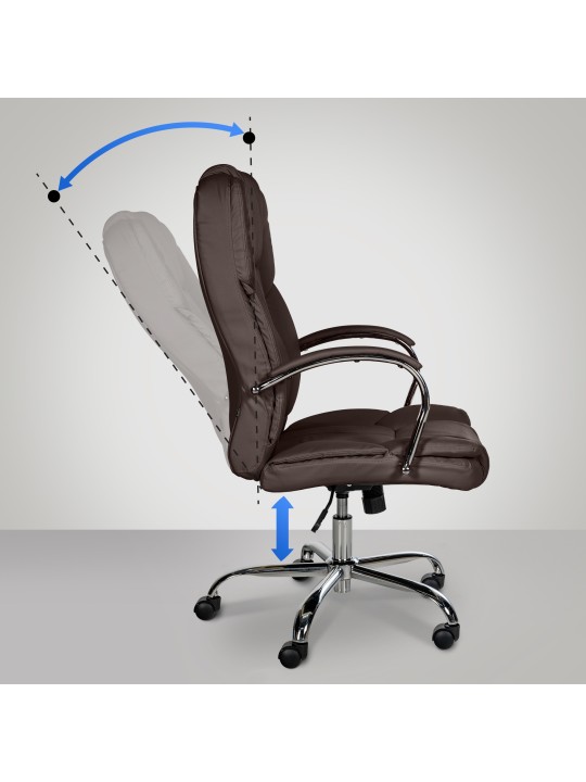 Silla de oficina BIG Xanthos, marrón Silla de oficina BIG Xanthos, marrón