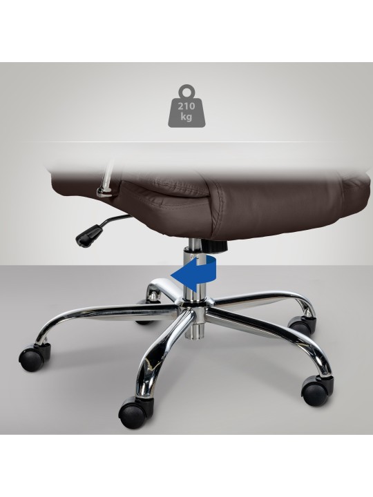 Silla de oficina BIG Xanthos, marrón Silla de oficina BIG Xanthos, marrón