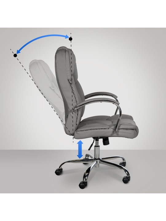 Silla de oficina BIG Xanthos, gris Silla de oficina BIG Xanthos, gris