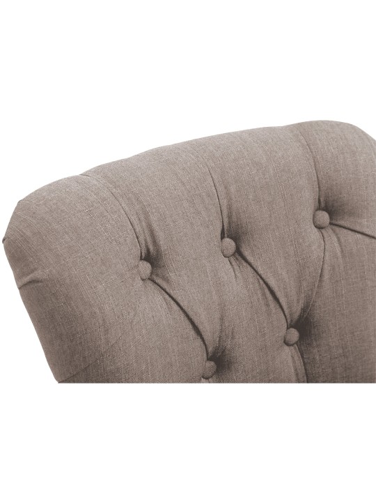 Taburete de bar tela Lakewood, luz antigua, taupe Taburete de bar tela Lakewood, luz antigua, taupe