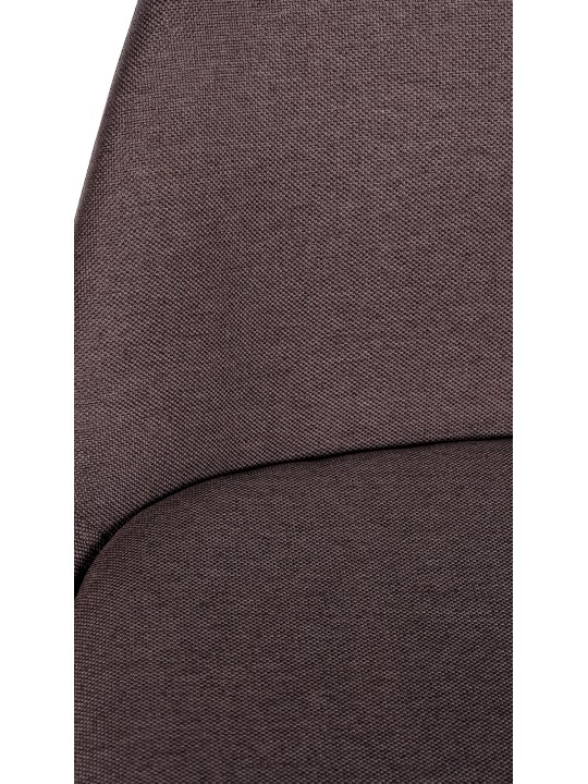 Taburete de bar Corbin tejido redondo natural, marrón