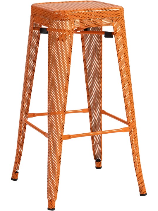 Taburete de bar Fletcher, naranja Taburete de bar Fletcher, naranja