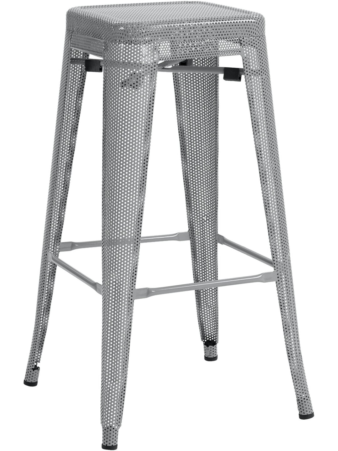 Taburete de bar Fletcher, plata