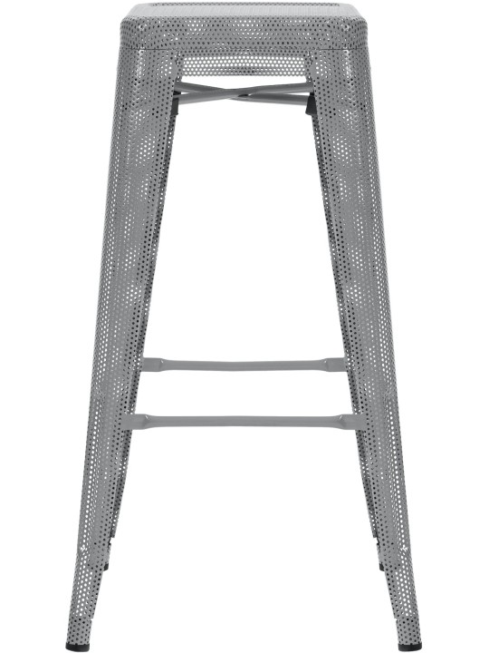 Taburete de bar Fletcher, plata Taburete de bar Fletcher, plata