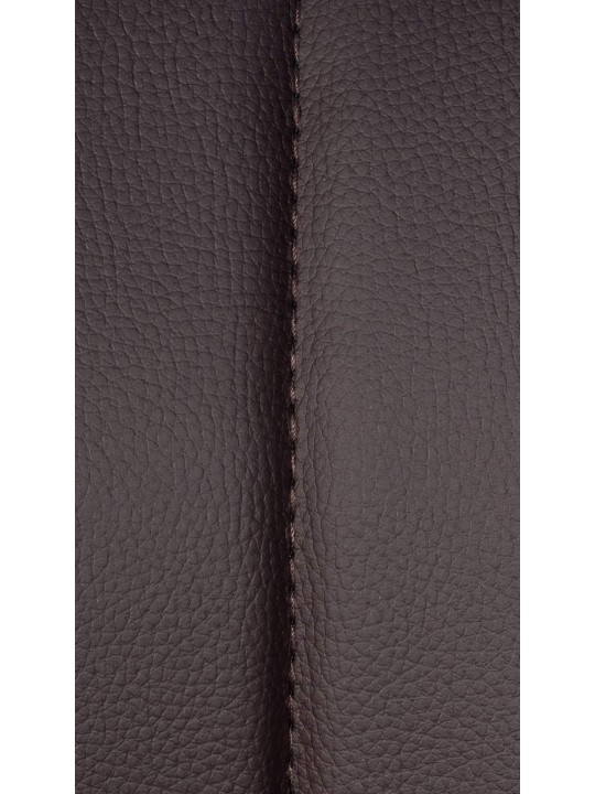 Taburete de bar Milet piel sintética cromado, marrón Taburete de bar Milet piel sintética cromado, marrón