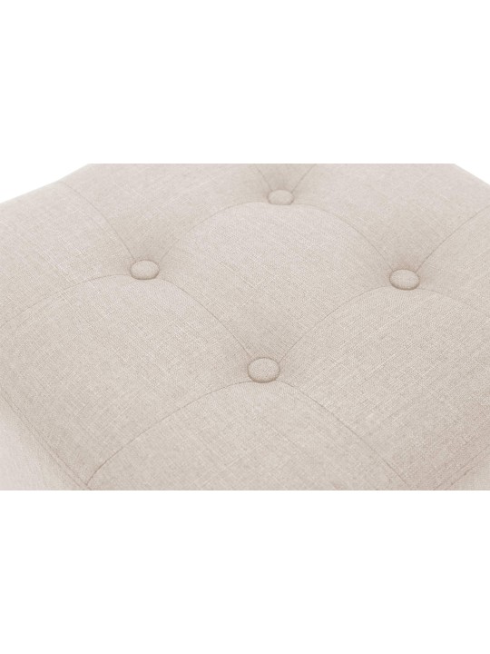 Taburete faraón, luz antigua, crema Taburete faraón, luz antigua, crema