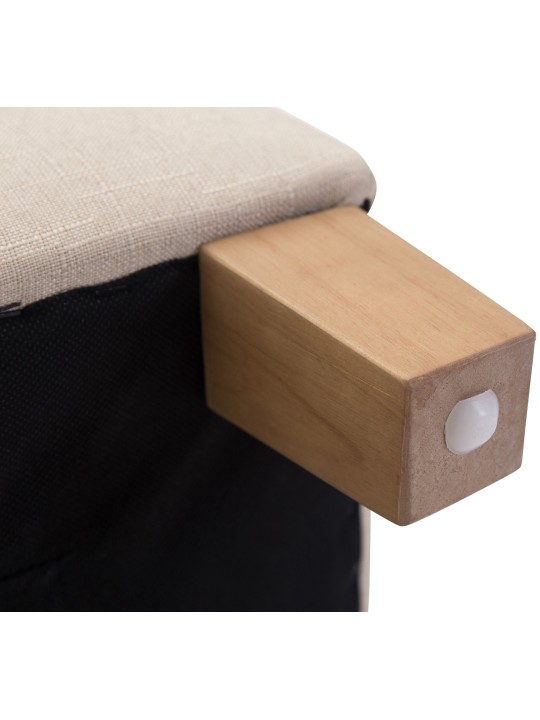 Taburete faraón, luz antigua, crema Taburete faraón, luz antigua, crema