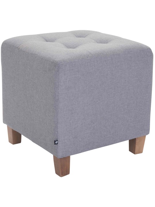 Taburete faraón, luz antigua, gris claro