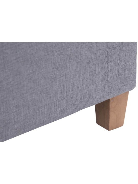 Taburete faraón, luz antigua, gris claro