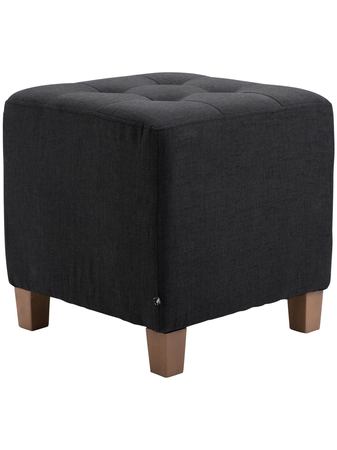 Taburete faraón, luz antigua, negro