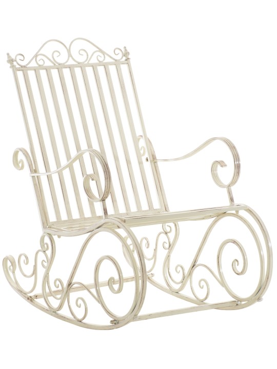 Mecedora Smilla, crema antiguo