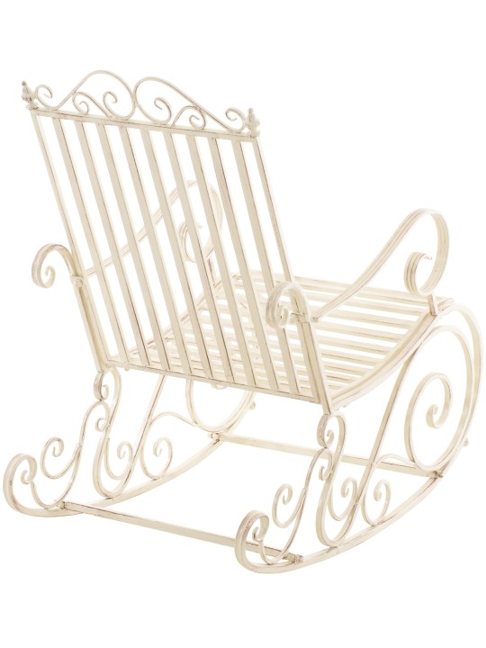 Mecedora Smilla, crema antiguo