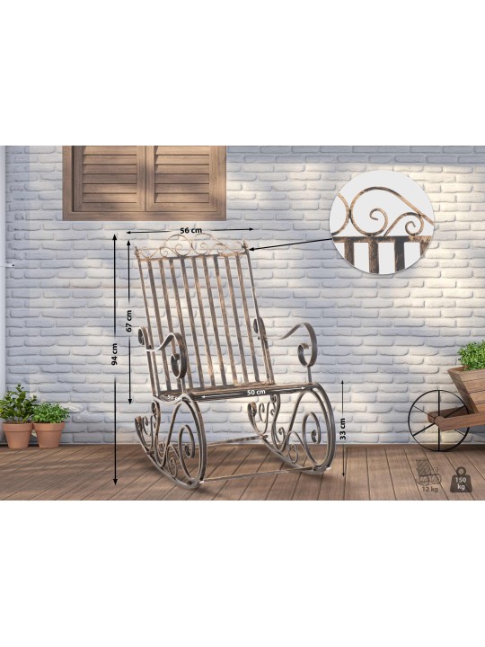 Mecedora Smilla, bronce Mecedora Smilla, bronce