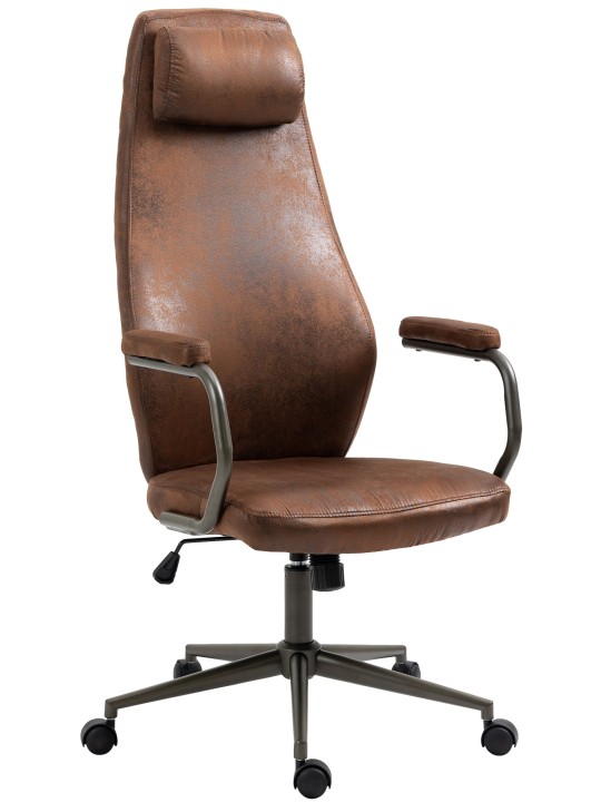 Silla de oficina Pocatello, coñac