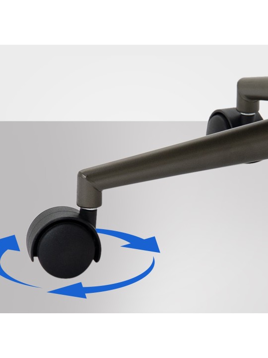 Silla de oficina Pocatello, negro antiguo