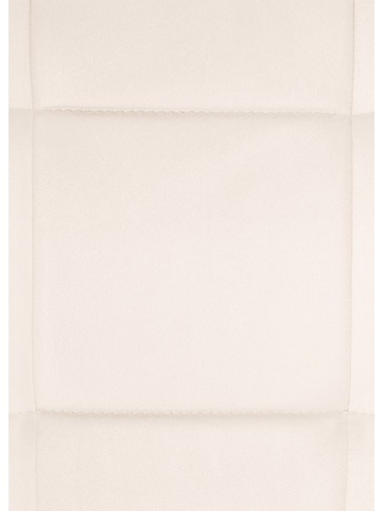 Juego de 2 sillas de comedor terciopelo Vermont, crema