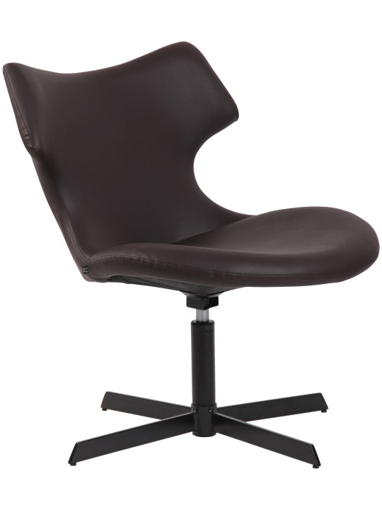 Tumbona Welland piel sintética, marrón Tumbona Welland piel sintética, marrón