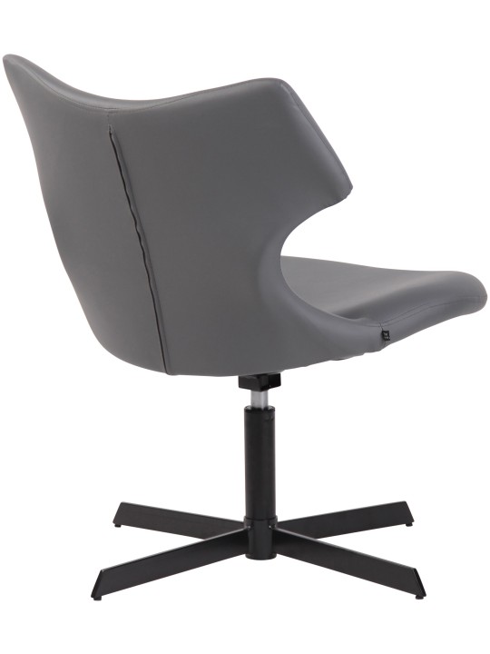 Tumbona Welland piel sintética, gris Tumbona Welland piel sintética, gris